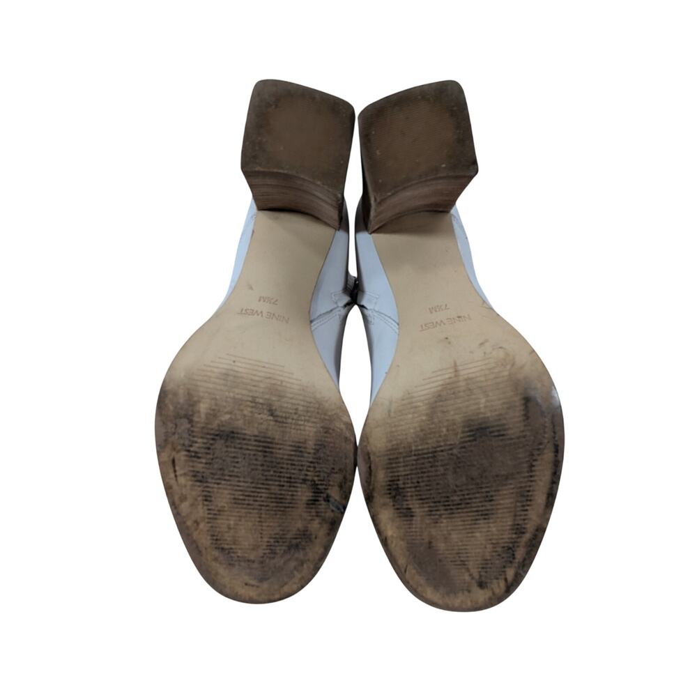 Nine West Cream Ankle Booties - Picture 9 of 10